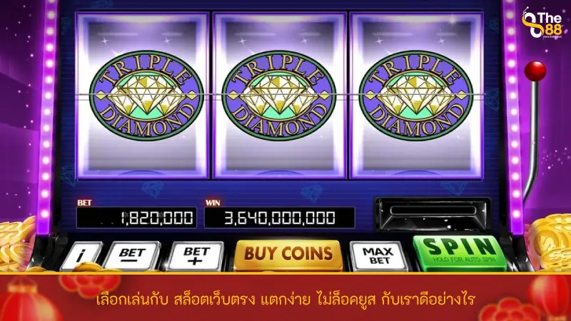 เลือกเล่นกับ สล็อตเว็บตรง แตกง่าย ไม่ล็อคยูส กับเราดีอย่างไร